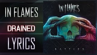 (Lyrics) In Flames - Drained