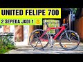 Sepeda Ini MTB apa Road Bike Sih?? || review united felipe 700