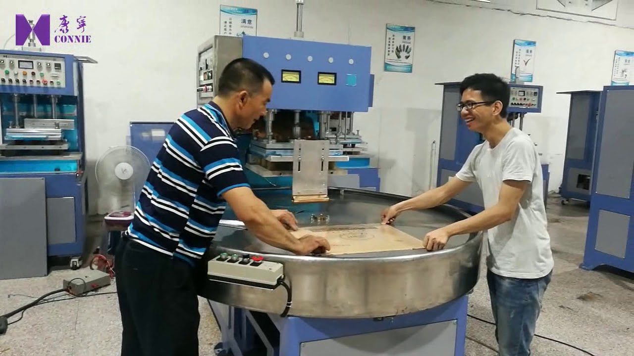 high frequency pvc bag making machine