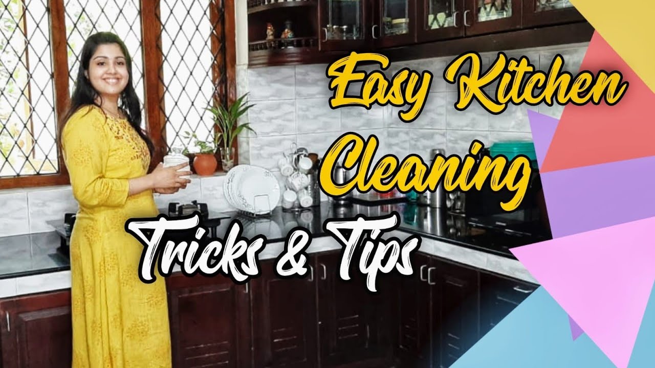 Easy kitchen cleaning tips and hacks Malayalam/kitchen tips/kitchen hacks/ cleaning motivation