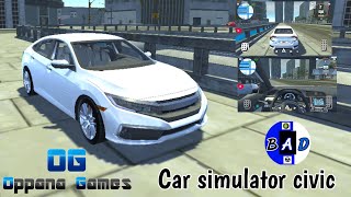 Car simulator Civic:City Driving//First Look //2020//Oppana Games//B.A.D screenshot 4