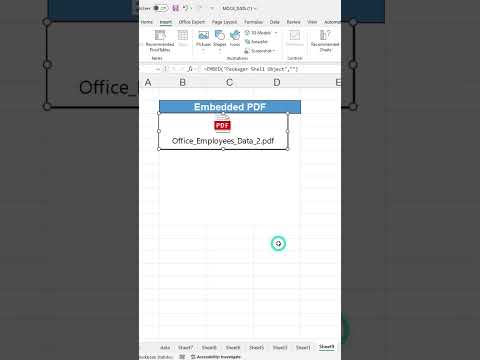 Embed PDFs in