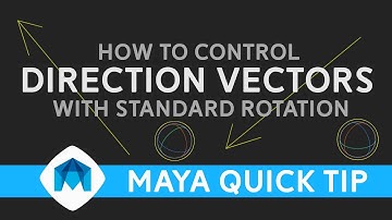 Direction Vectors with Euler Rotation in Maya | Euler to Vector Maya