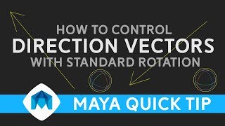 Direction Vectors with Euler Rotation in Maya | Euler to Vector Maya Wealth