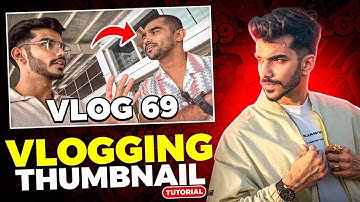 How To Make SNAX GAMING Vlog Thumbnail | Youtube Thumbnail Tutorial