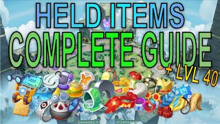 THE ULTIMATE Held Item Guide (With New Level 40) screenshot 1