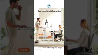 Electric Standing Desk Height Adjustable 120 x 60cm #gift #table #office