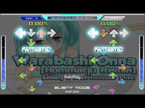 [Vocaloid Stepmania] Waribashi Onna (Hommarju Remix) by Lovely-P feat. Hatsune Miku