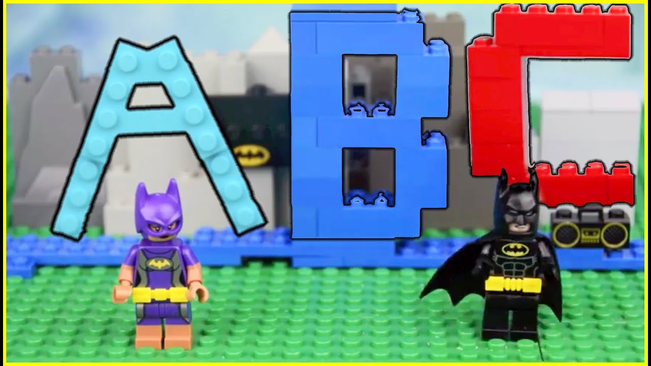 Learn the Alphabet with LEGO Batman and Batgirl - YouTube