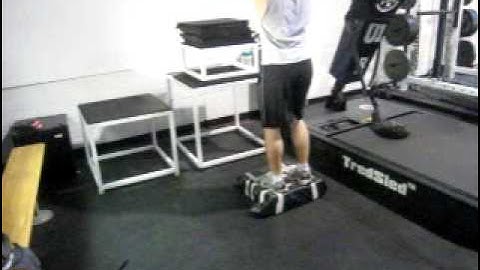 DeFrancosTraining.com - 51" box jump standing on foam