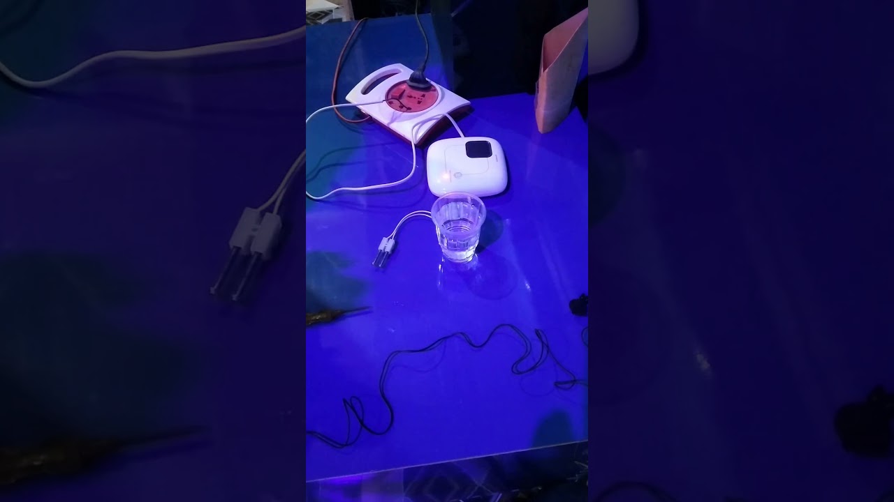 Water overflow alarm Bell experiment 