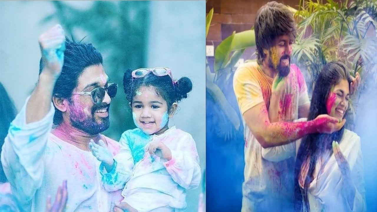 Mega Family Holi Celebrations 2019 || Allu Arjun || Niharika Konidela || Kalyan Dev || Sreeja||Sneha