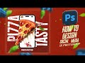 I Made Creative Pizza Poster Design | Photoshop Tutorial | Graphic Design
