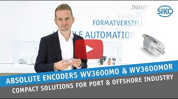 SIKO Absolut Multiturn Encoder WV3600MO & WV3600MOR
