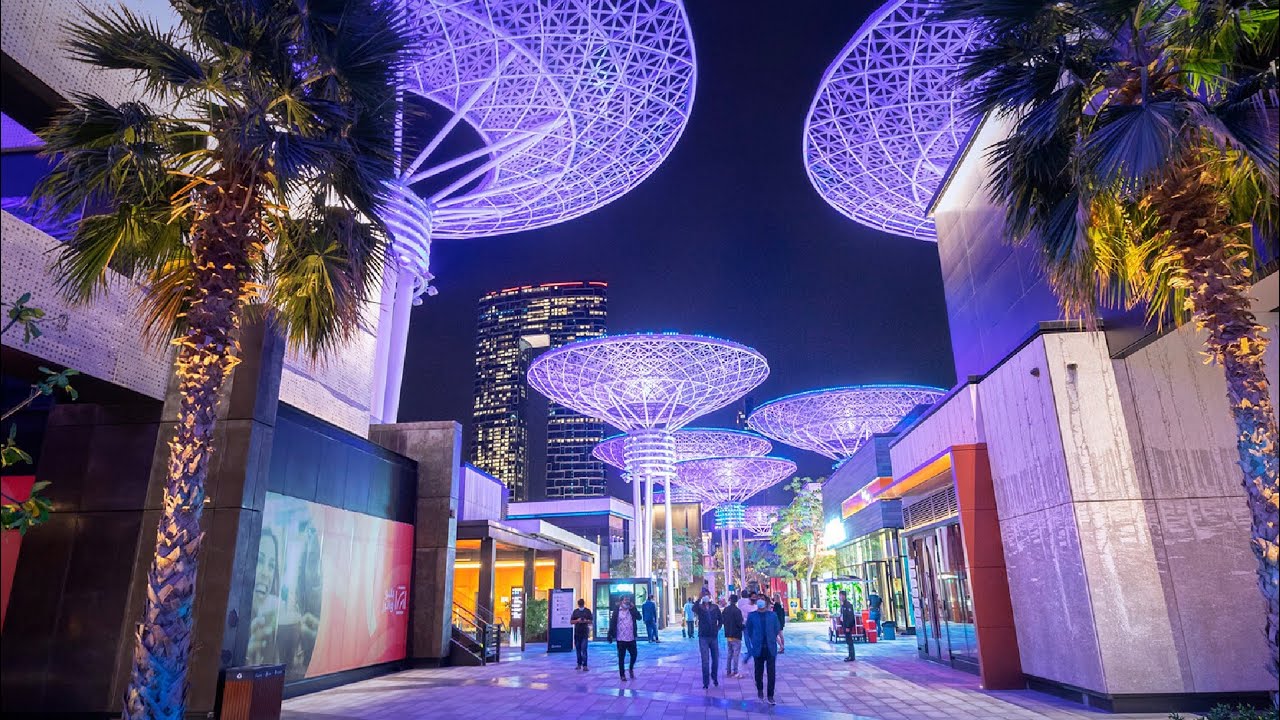 Dubai Marina at Night | Stunning Skyline & Magical City Lights🌠❤️