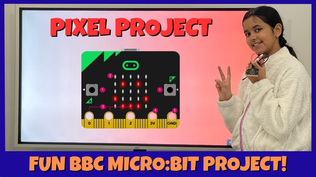 BBC Micro:Bit Pixel Project | Python Tutorial for Begineers|