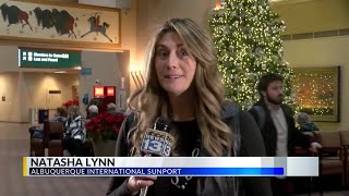 Albuquerque Sunport seeing increase in holiday travelers this year over last year