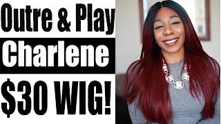 AFFORDABLE EBONYLINE WIGS OUTRE & PLAY LACE WIG - CHARLENE (UNDER $30)