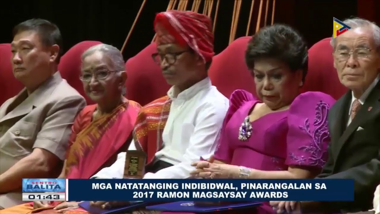 Mga natatanging indibidwal pinarangalan sa 2017 Ramon Magsaysay Awards