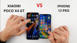 Xiaomi Poco X4 GT vs iPhone 13 Pro | SPEED TEST