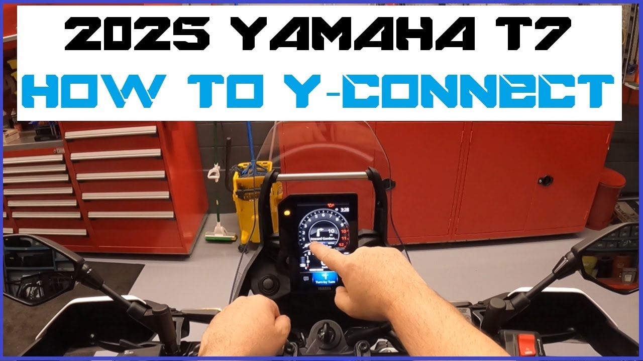 2025 Yamaha Tenere 700, lets connect with the T7. How to Y-Connect