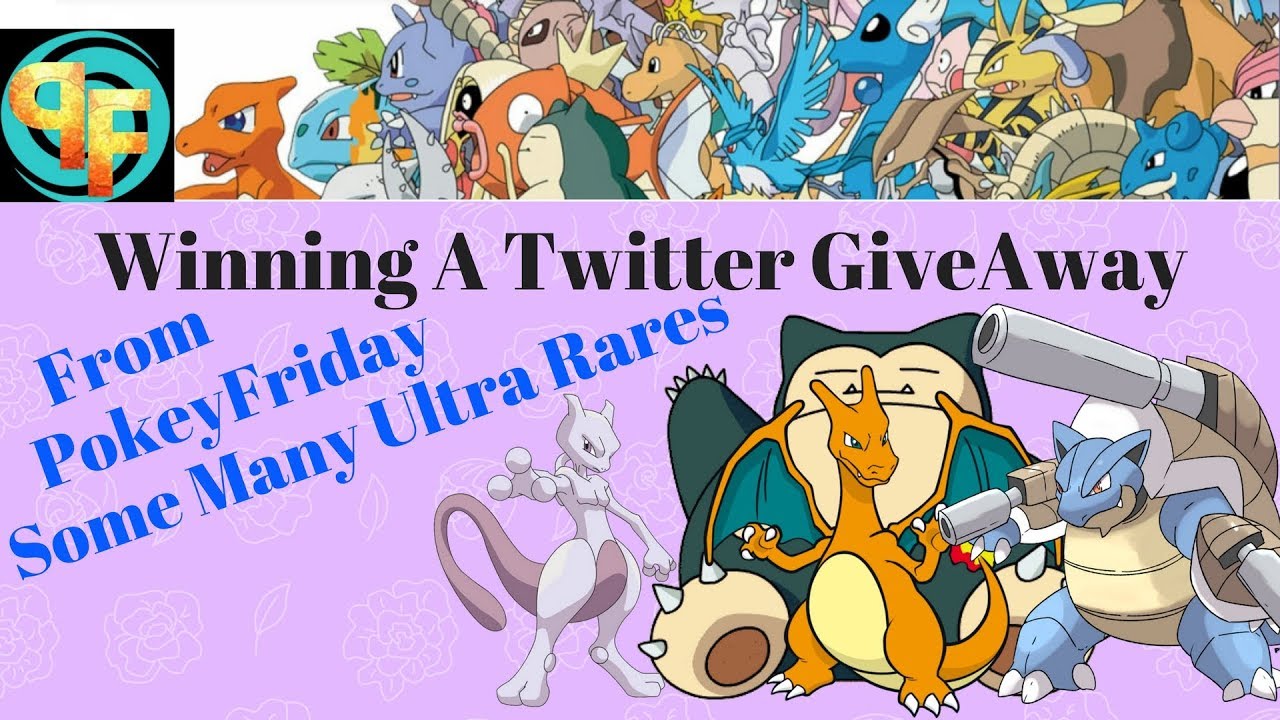 Winning PokeyFriday Ultra Rare Pokemon Twitter GiveAway!
