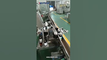 Automatic Labelling Machine For Medicine Pesticide Round Bottles