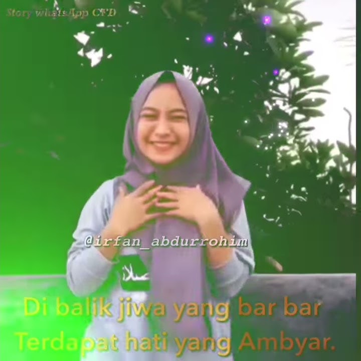 Story whatsApp (di balik jiwa yang bar bar ) bikin asyik dan senyum.....