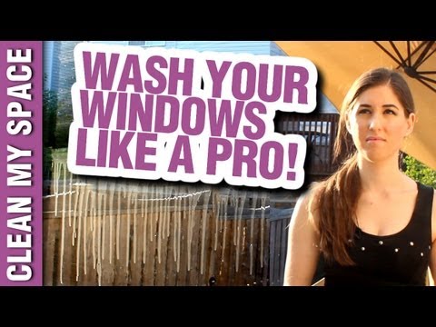 How to Wash Windows Like a Pro! Window Cleaning Ideas That Save Time & Money (Clean My Space)