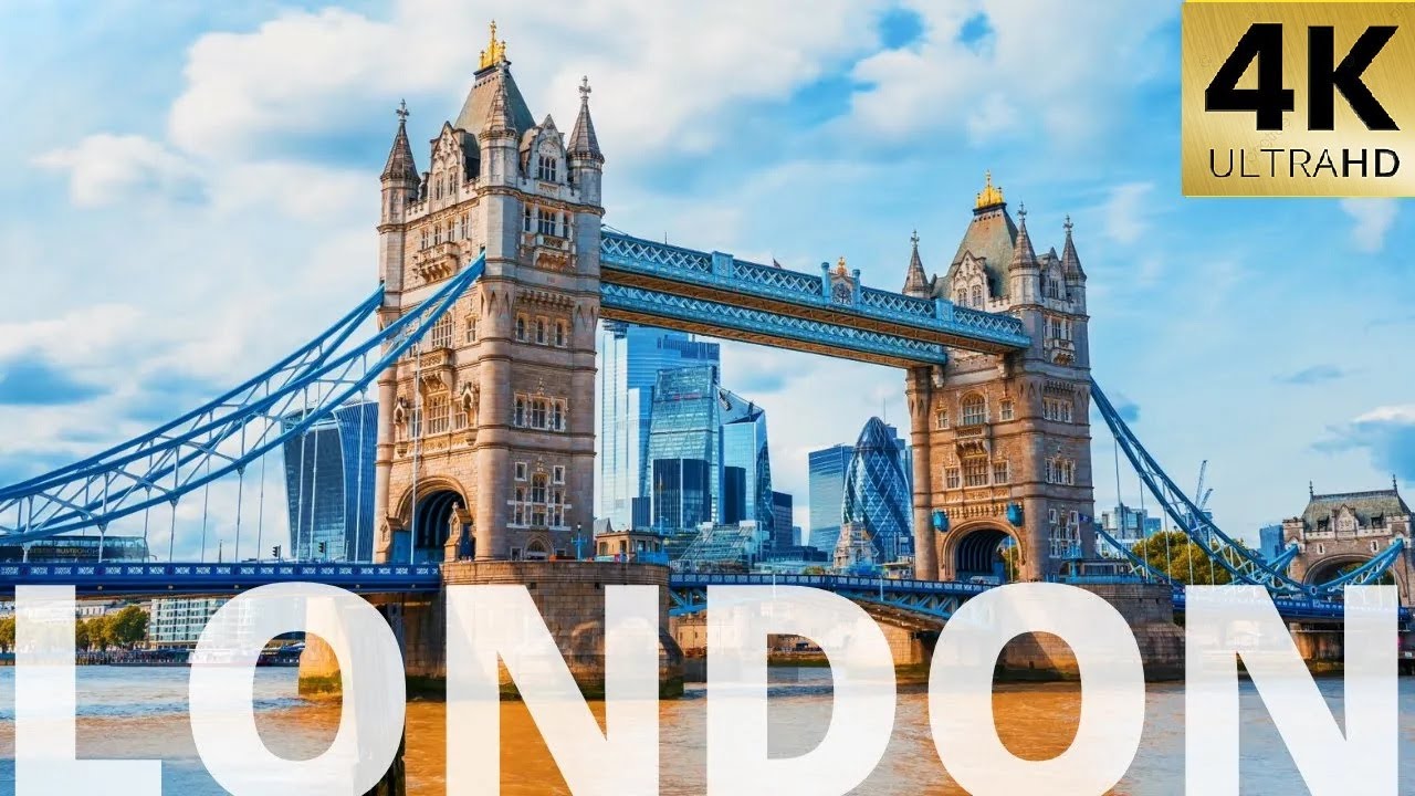 London, England in 4K ULTRA HD 60 FPS. Collection of Drone & Aerial Footage