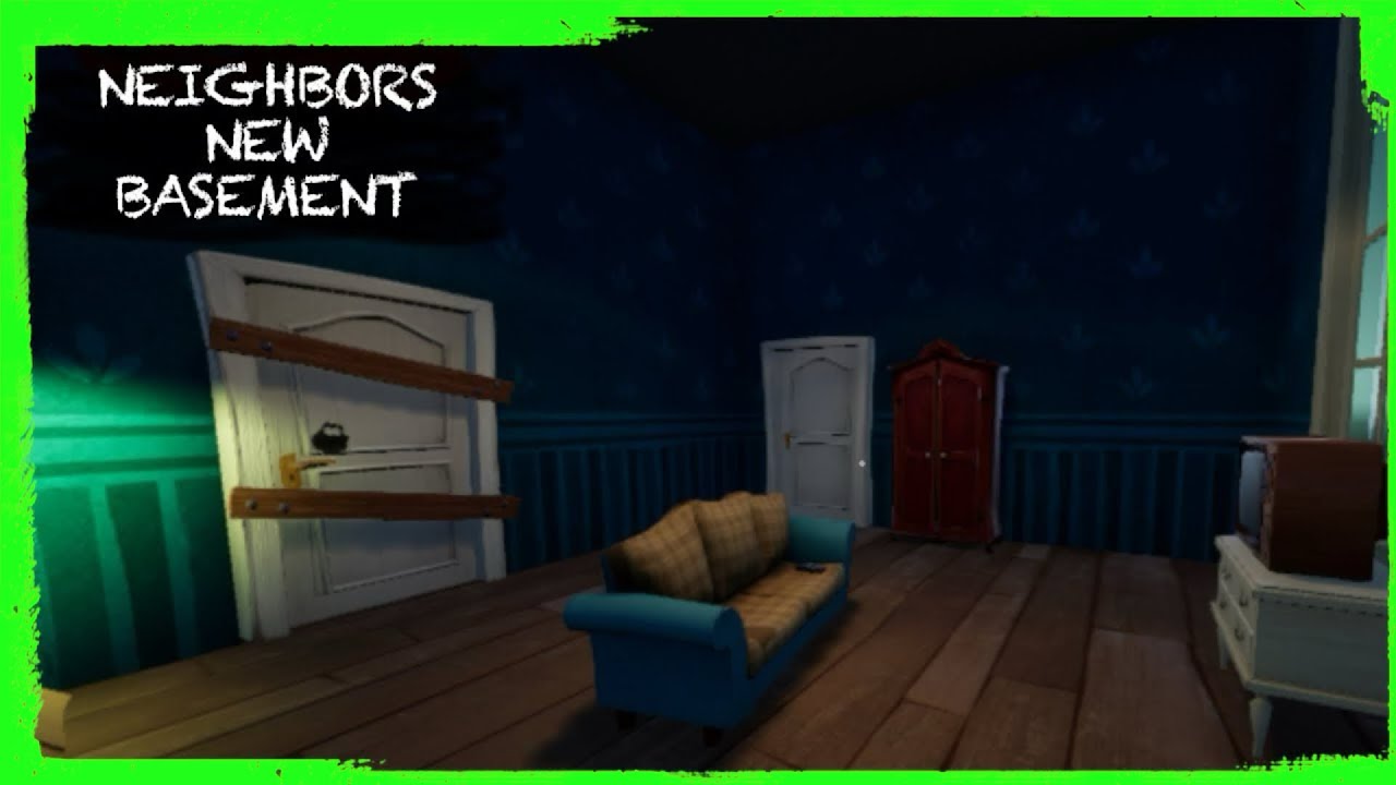 HELLO NEIGHBOR MOD KIT: NEIGHBORS NEW BASEMENT - YouTube