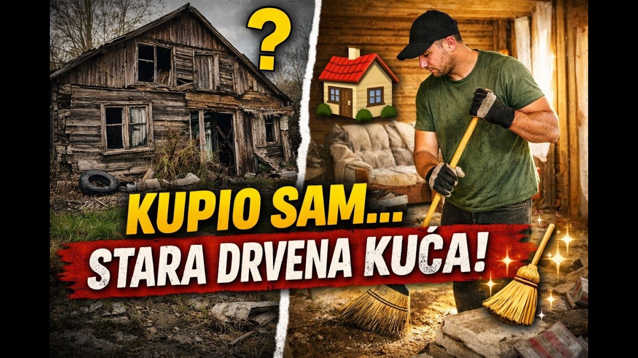 Obnova stare drvene kuće – Kupnja & čišćenje