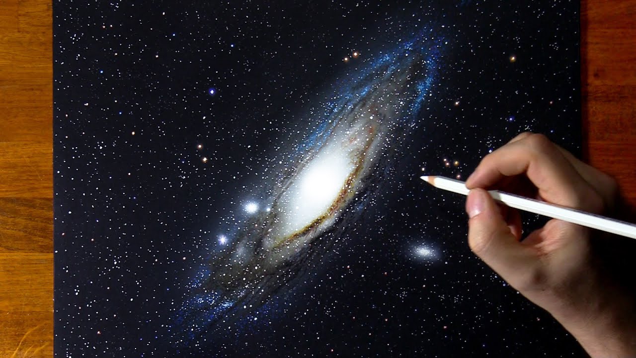 Galaxy (Easy) Drawing 🌌🤩 - YouTube