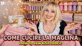 10 TRICKS HOW TO SEW A JERSEY