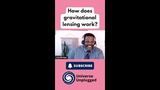 How does gravitational lensing work? Watch more Ask the Astronomers Live! on @UniverseUnplugged