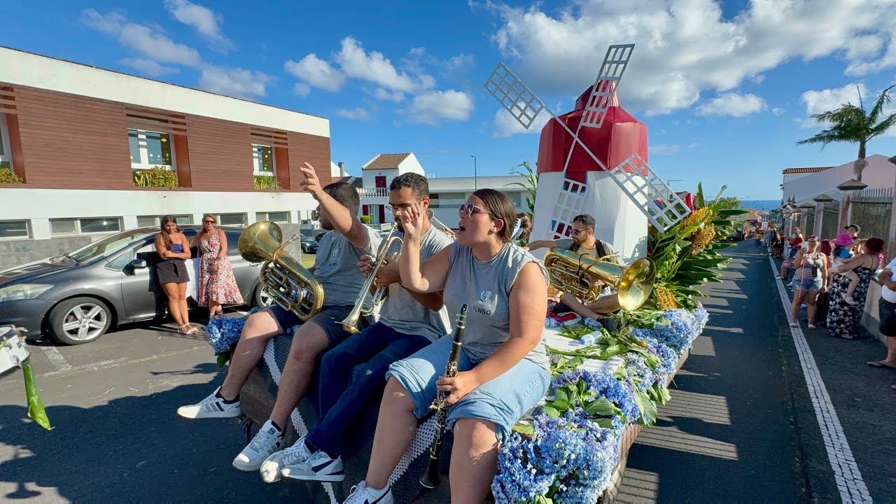 Cortejo de Oferendas Festa Nossa Senhora da Oliveira Fajã de Cima /Ponta Delgada São Miguel 17.08.25
