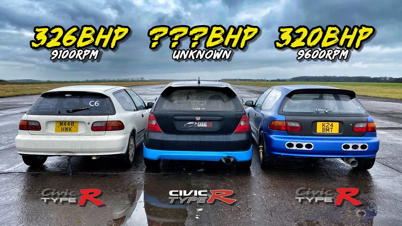 ALL MOTOR V-TEC SAVAGES.. 326HP EG vs ???HP EP3 vs 320HP EG