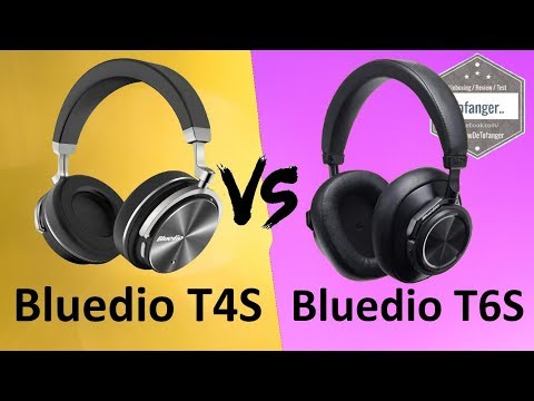 Bluedio T6S VS Bluedio T4S - Bluetooth headphone