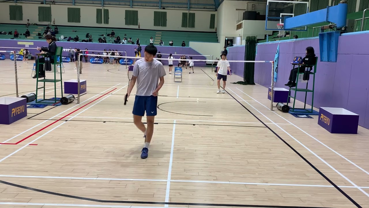 2026.01.31 台羽盃全國分齡羽球錦標賽【U17組男單16強】苗栗農工 曾浚 vs 蔡承諺