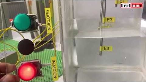 การควบคุมเปิด-ปิด ปั้มน้ำแบบอัตโนมัติโดยใช้ FLOATLESS  LEVEL SWITCH