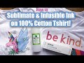 How to Sublimate 100% Cotton Tshirt
