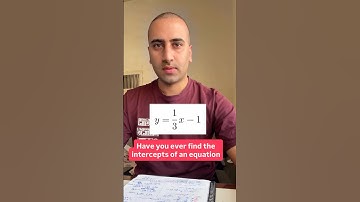 find the **x-intercept** and *y-intercept**.\#LinearEquations \#MathTips \#Intercepts
