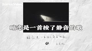 暗恋是一首按了静音的歌 - 王贰浪【Lyrics Video】
