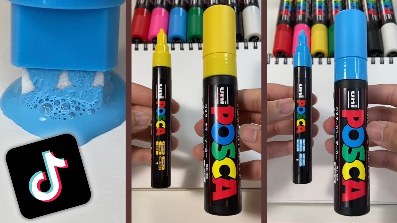 Do y'all know what these chunks that come out of posca markers are, or why  it happens? Thanks. : r/graffhelp