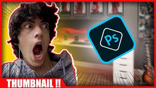 HOW TO MAKE A THUMBNAIL FOR PODCAST, VLOG, GAMER, PHOTOSHOP 2022