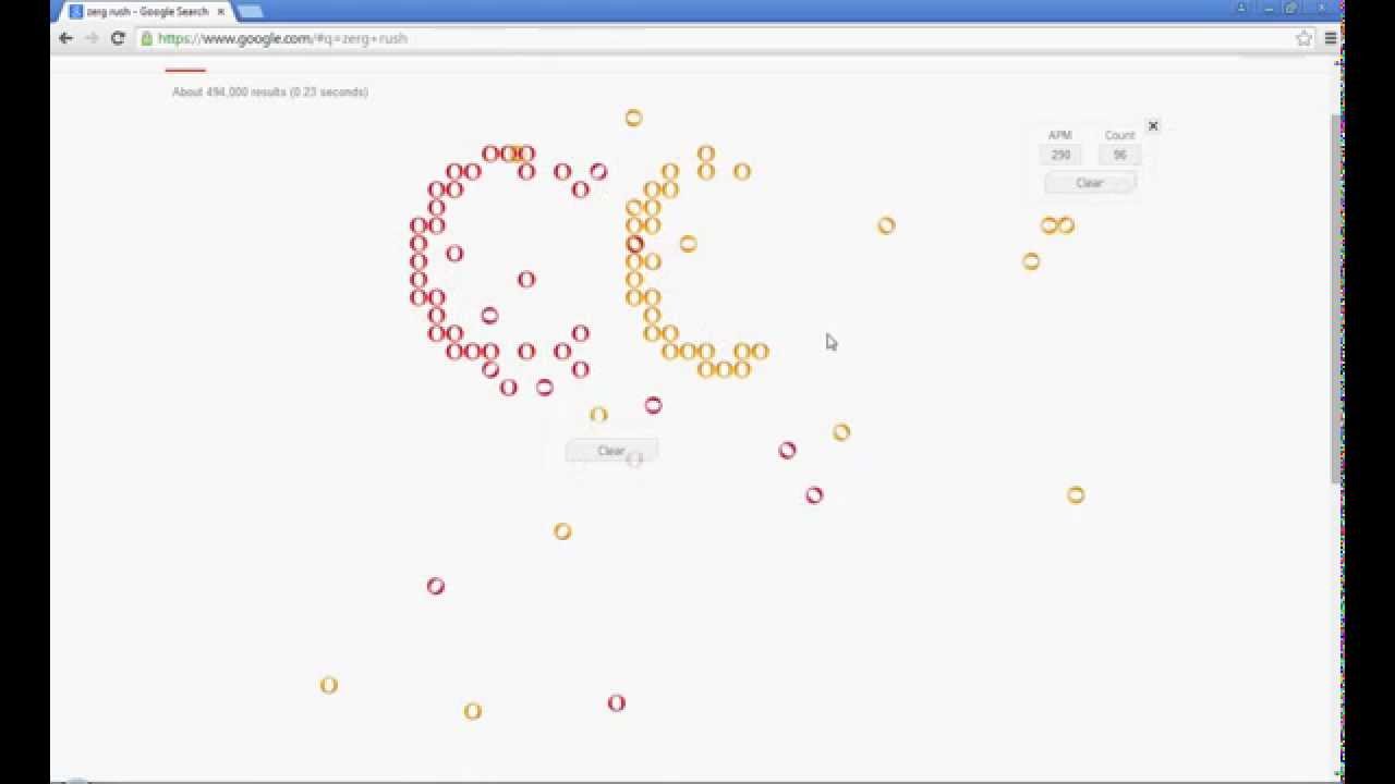 Google Zerg Rush Gameplay Personal High Score Youtube
