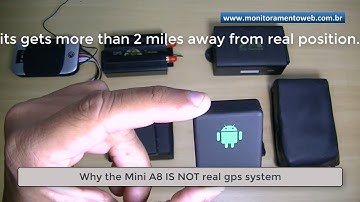 GPS TRACKER Mini A8 VS TK102B Coban, how to know if gps is fake or not
