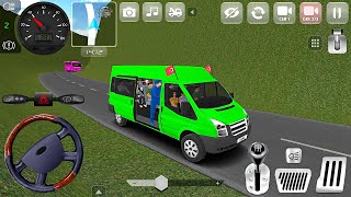 Minibus Simulator Vietnam #18 - Ford Transit Araba Oyunu - Yolcu Taşıma Simülatörü- Android Gameplay