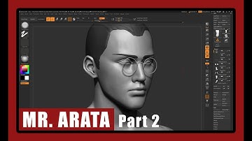 [The legend of Mr. Arata] Part 2 - Character Modeling in ZBrush
