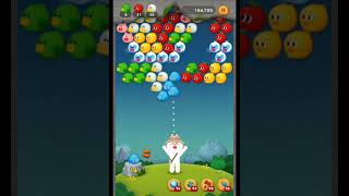 line bubble 2 卡片 收集泡泡,30球